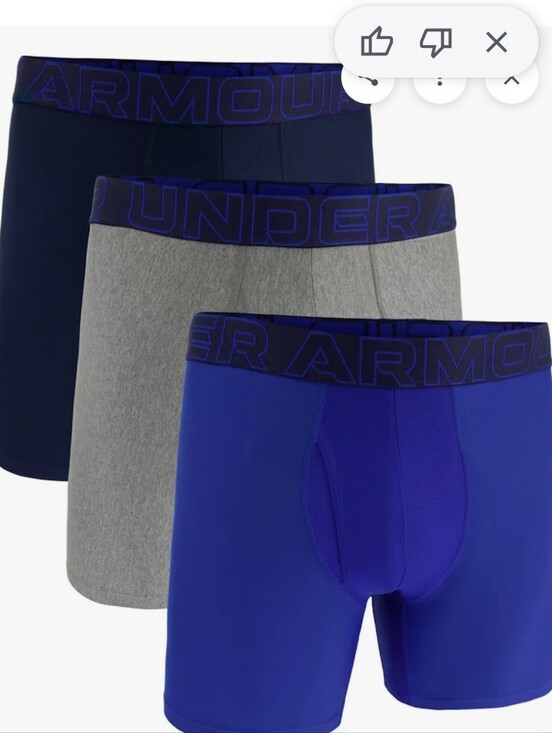 Under Armour Other - Under Armour Men’s 3-Pack Performance Boxer Briefs – Royal Blue/Gray/Navy